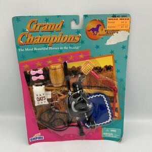 Empire 1995 Grand Champions horse toy Rodeo adventure playset‎ NOS